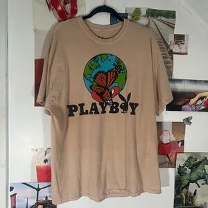 Playboy Tan T-Shirt Unisex Tee
